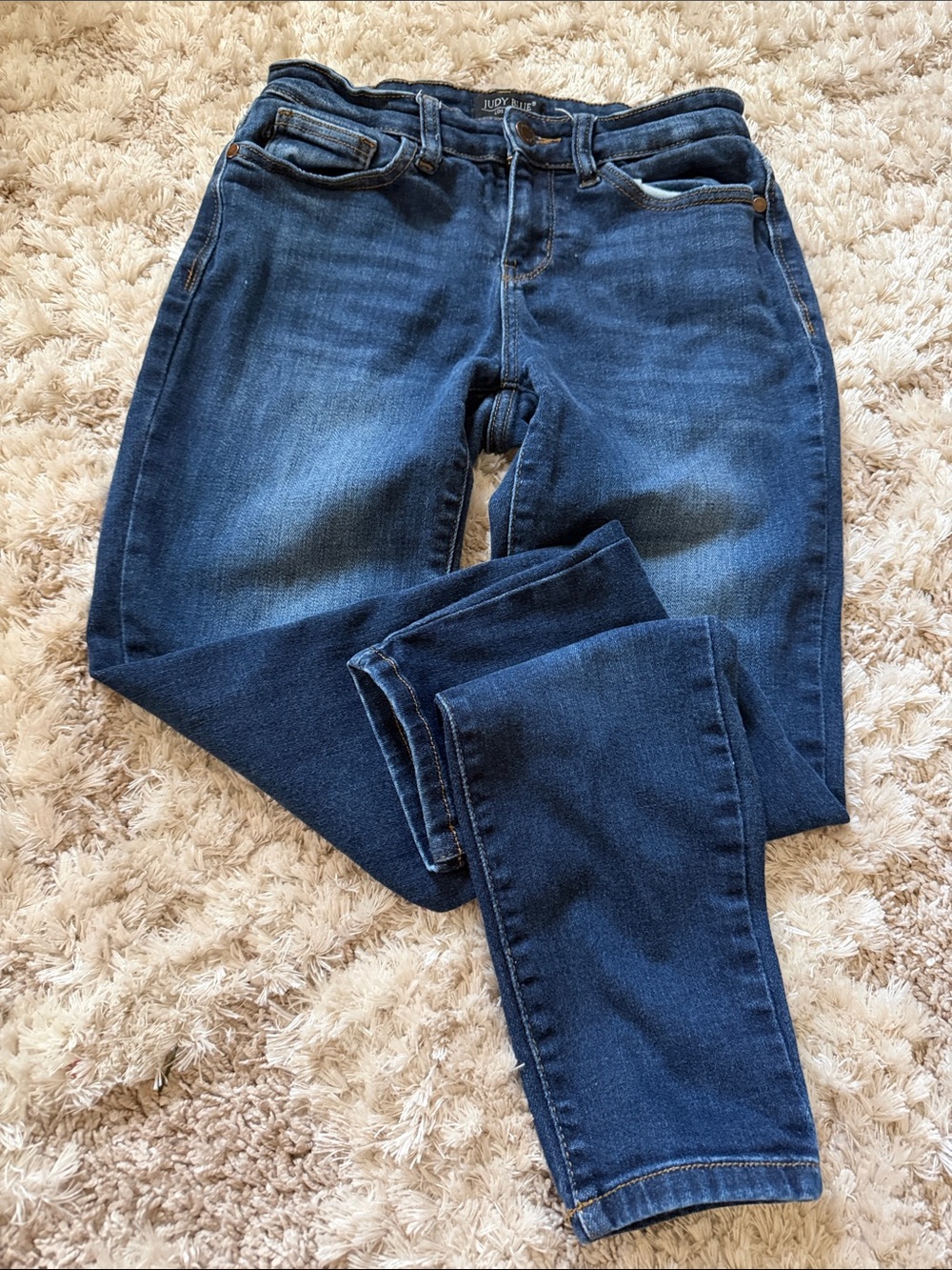 Judy Blue Dark Blue Stretch Skinny fit jeans. Size 5/27